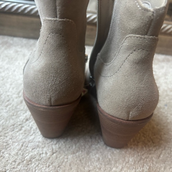 Lucky Brand Taupe Wedge Boots - Picture 3 of 6